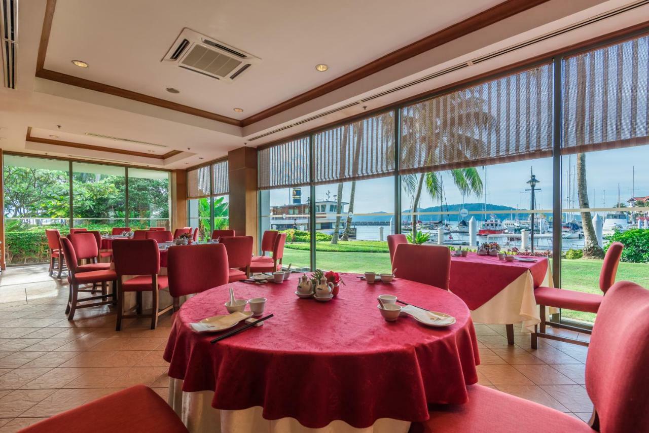Отель The Pacific Sutera Кота-Кинабалу Экстерьер фото The interior of the restaurant